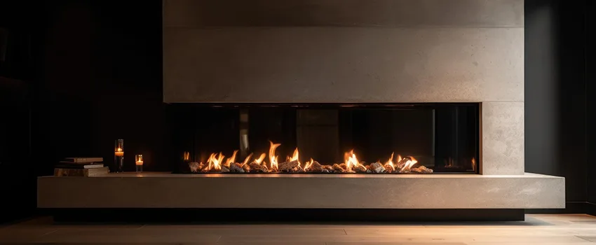 Gas Fireplace Ember Bed Design Services in La Crescenta-Montrose, California