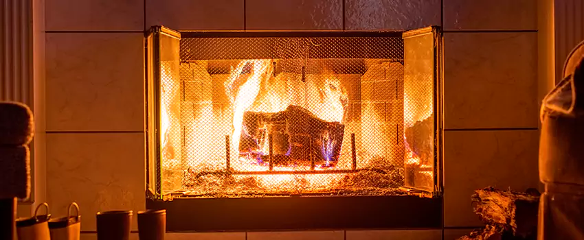 Mendota Hearth Landscape Fireplace Installation in La Crescenta-Montrose, California