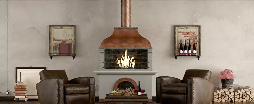 Thelin Hearth Products Providence Pellet Insert Fireplace Installation in La Crescenta-Montrose, CA